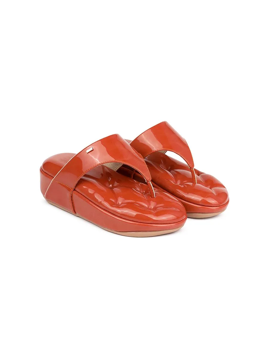 SHU WOMEN  SOFASHOES 2.5" CLASSY - GLOSSY THAI MILK TEA