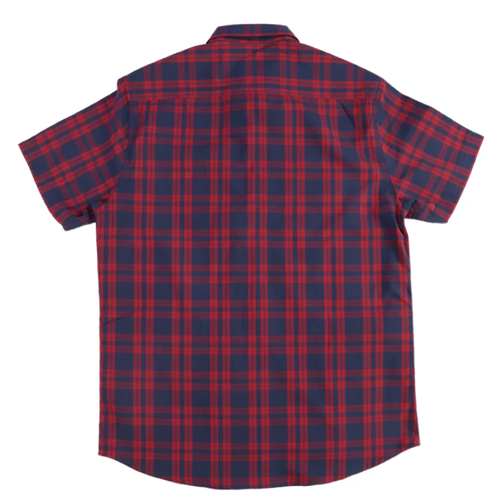 BOVY BAS3917-SHIRT NAVY X RED SCOTTEED