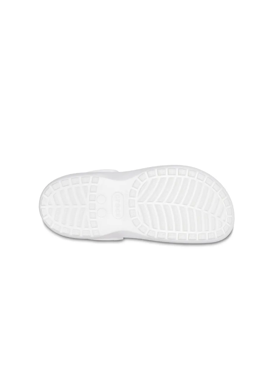 CROCS WOMEN'S CASUAL SHOES BAYA PLATFORM CLOG WHITE