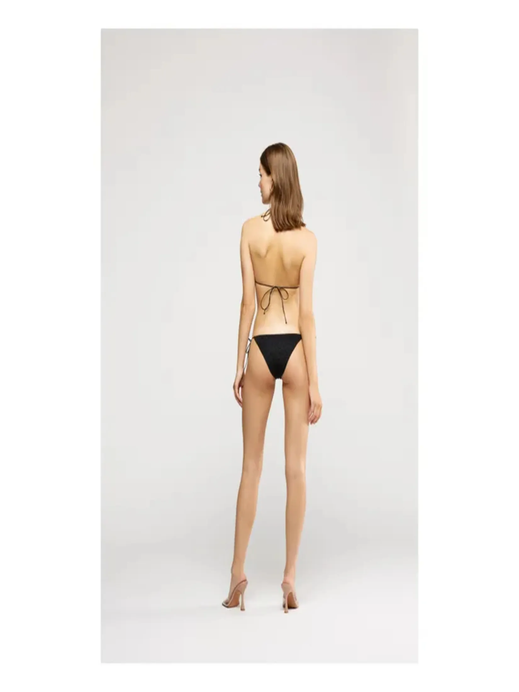 OSEREE LUMIERE RING MICROKINI IN BLACK