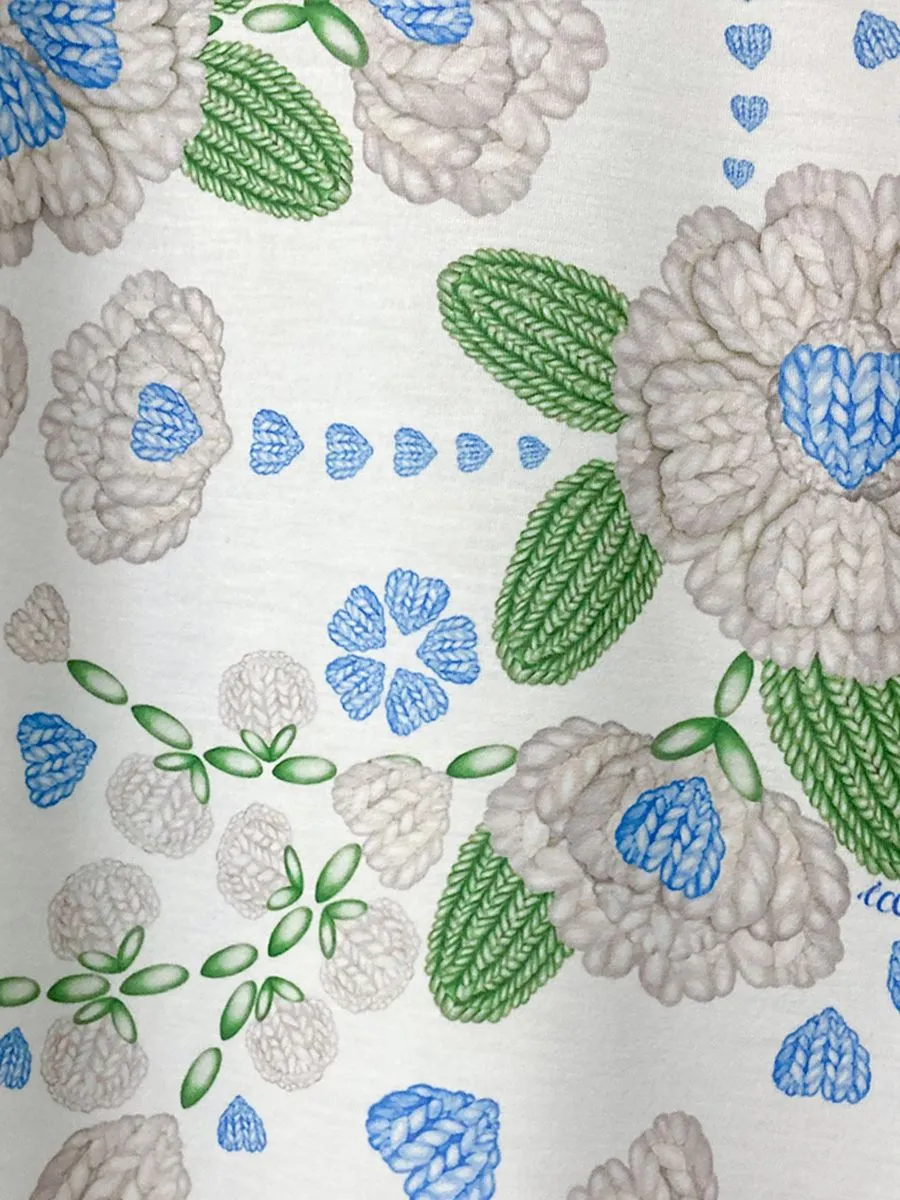 ICONIC WOMAN WHITE JASMINE FLOWING T-SHIRT