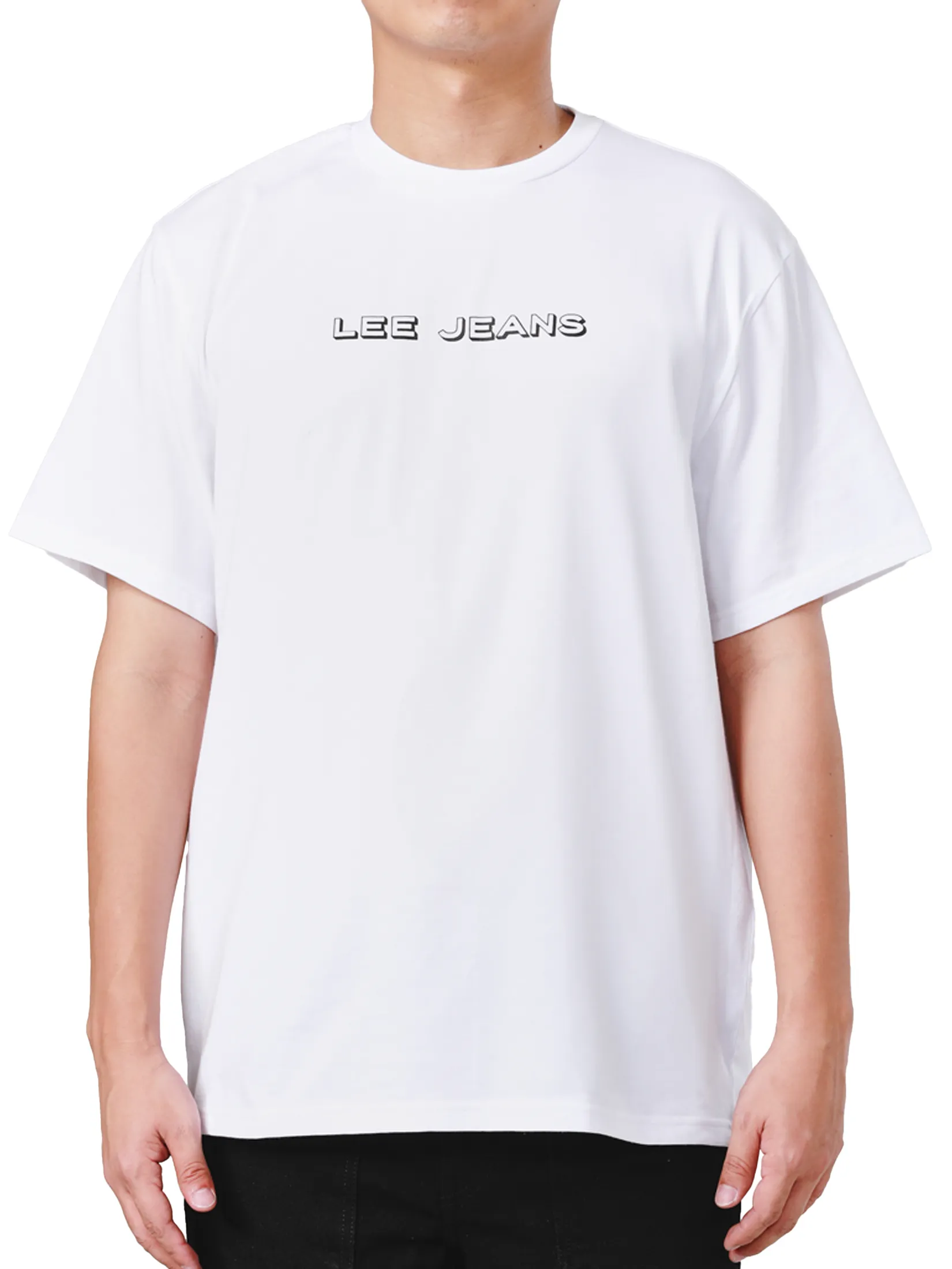 LEE Men s Tee Short Sleeve Comfort Fit White