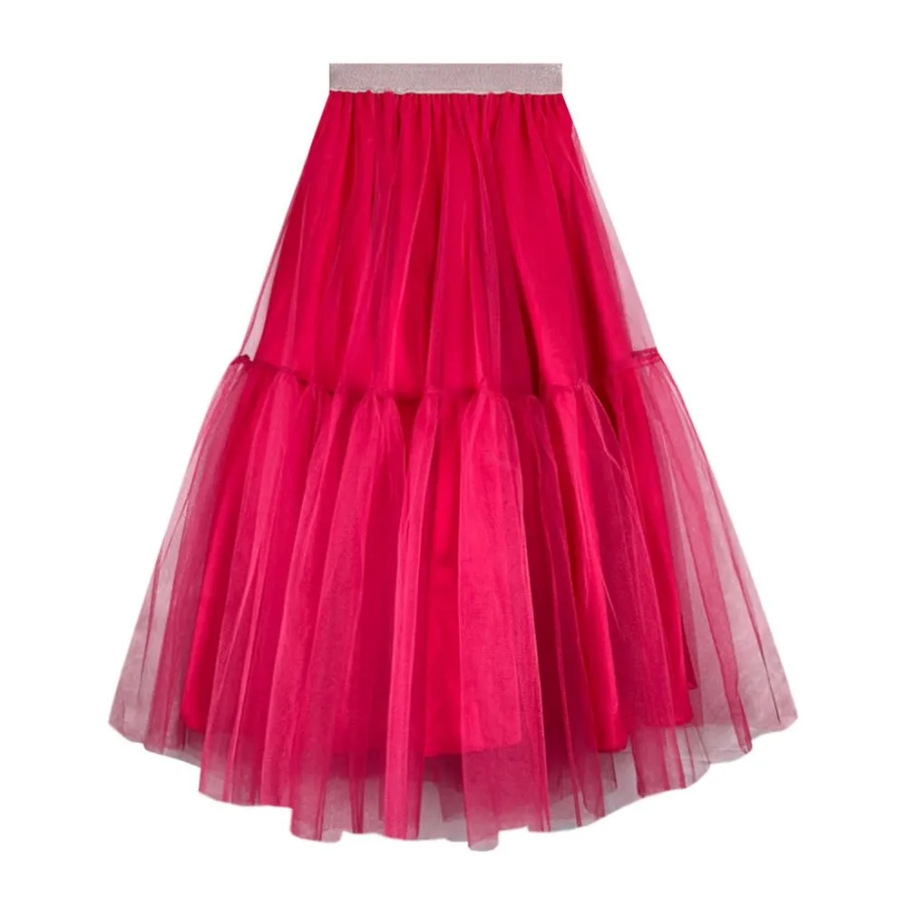 ICONIC NEON PINK TULLE SKIRT