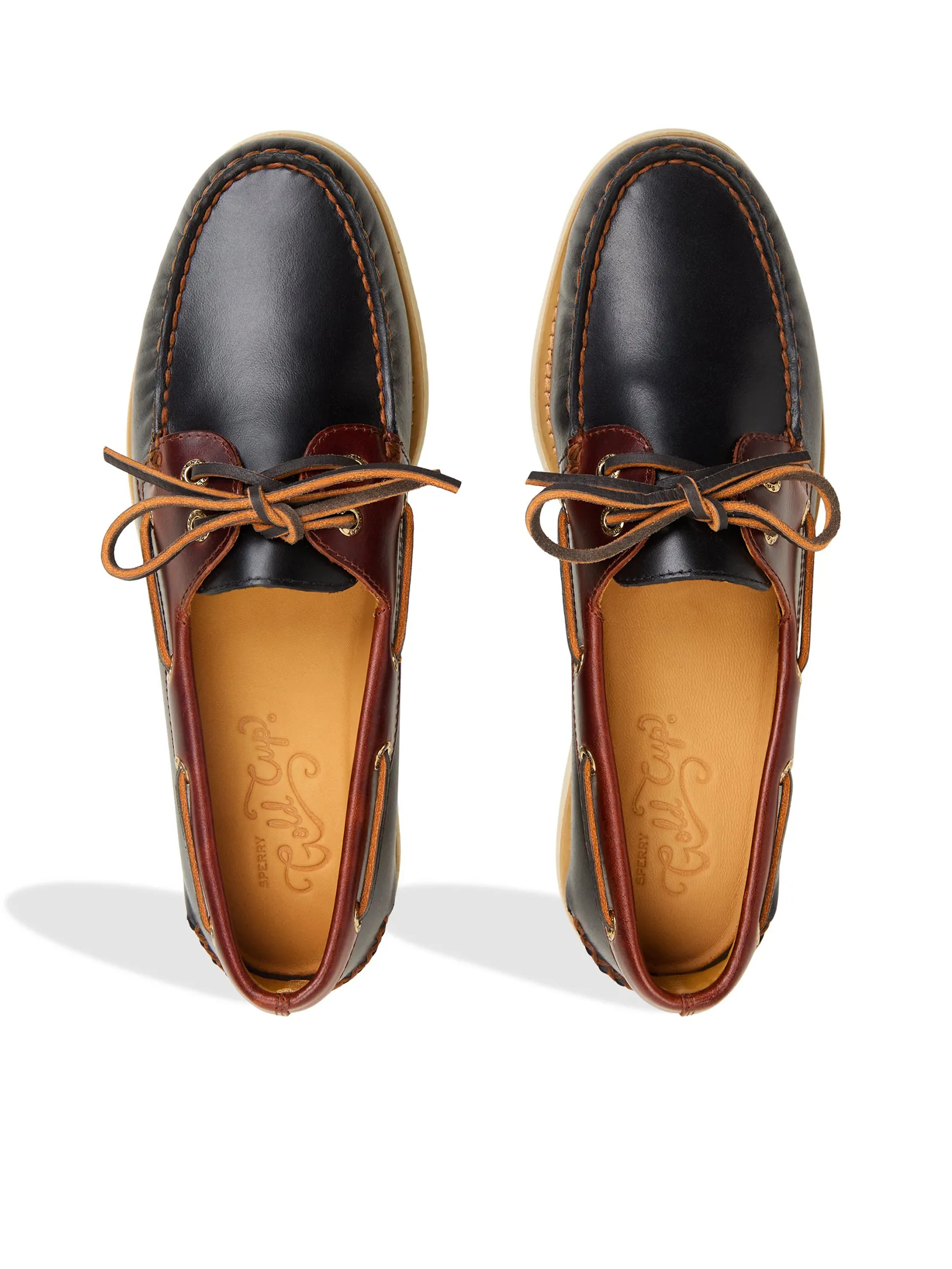 SPERRY MEN BLACK COMBO GOLD A/O 2-EYE