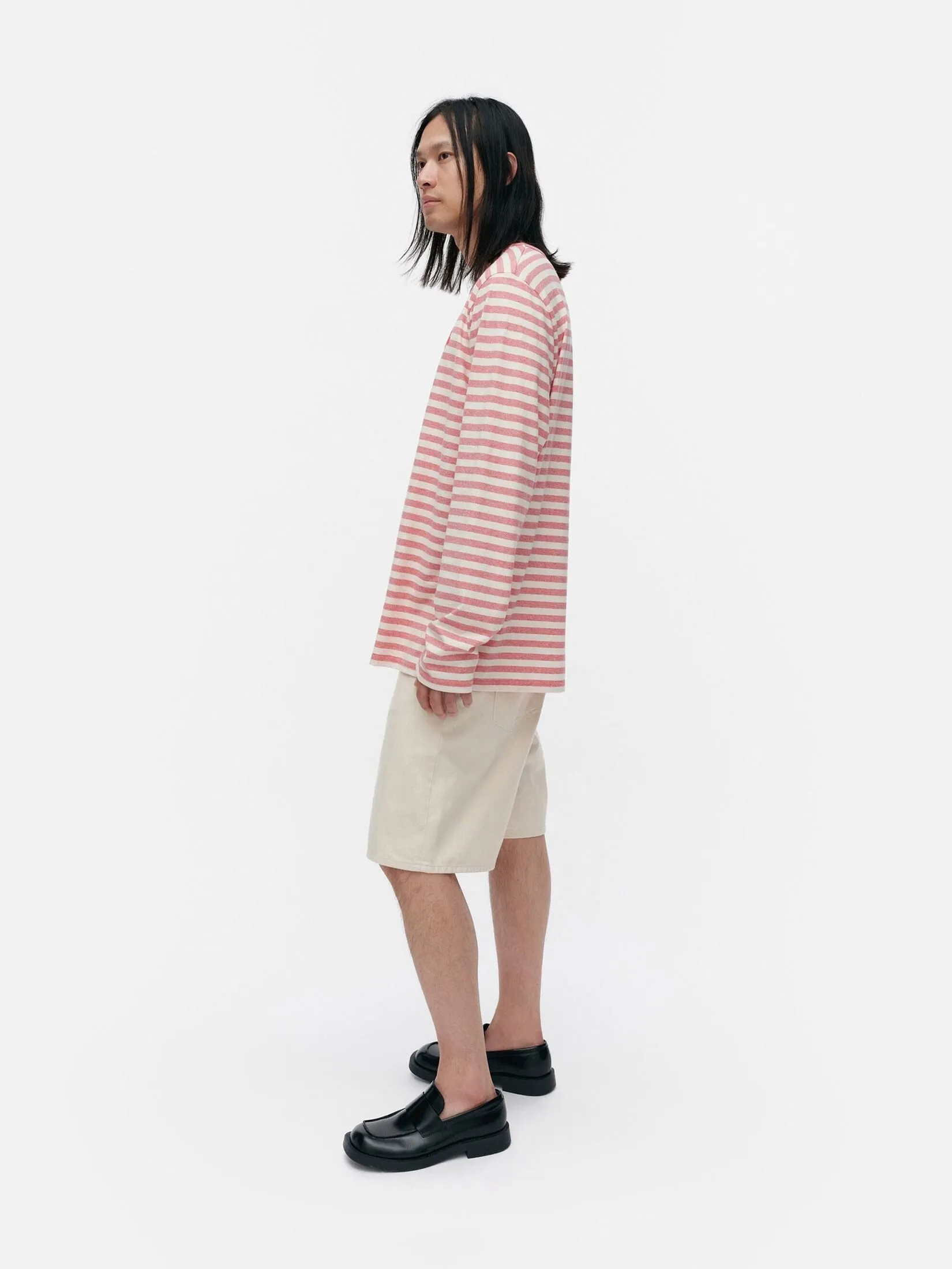 MARIMEKKO RED UNISEX TASARAITA UNISEX UNIKKO LS