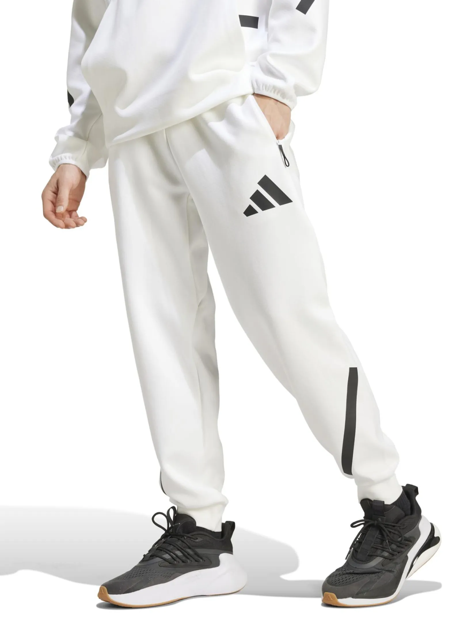 ADIDAS Women Tracksuit Bottoms Z.N.E. White