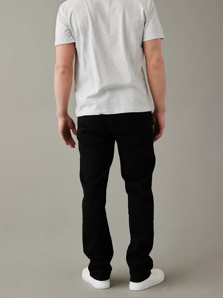AMERICAN EAGLE MEN BLACK CLEAN ORIGINAL STRAIGHT 001 BLACK