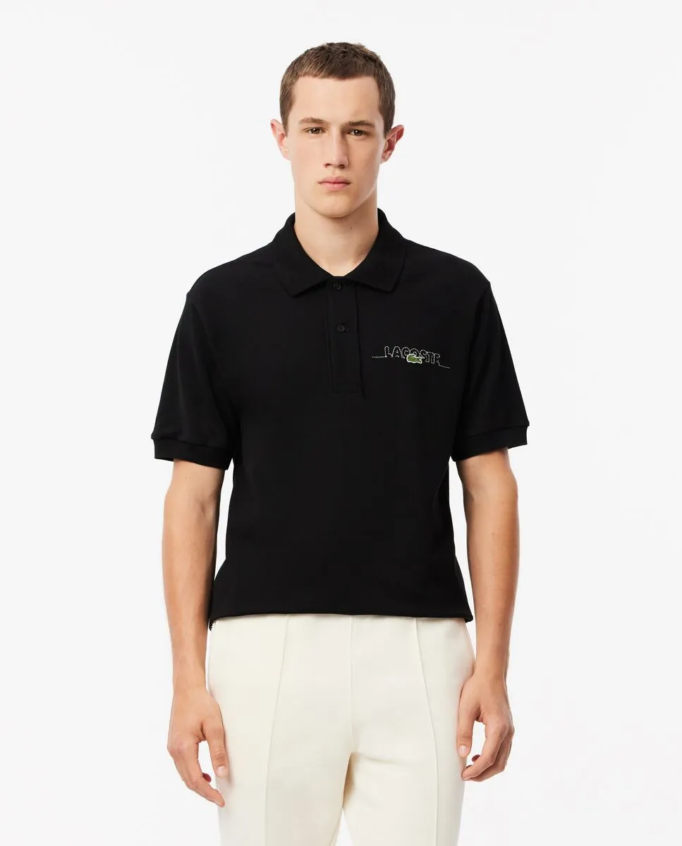 LACOSTE French Made Classic Fit L.12.12 Polo Shirt Black