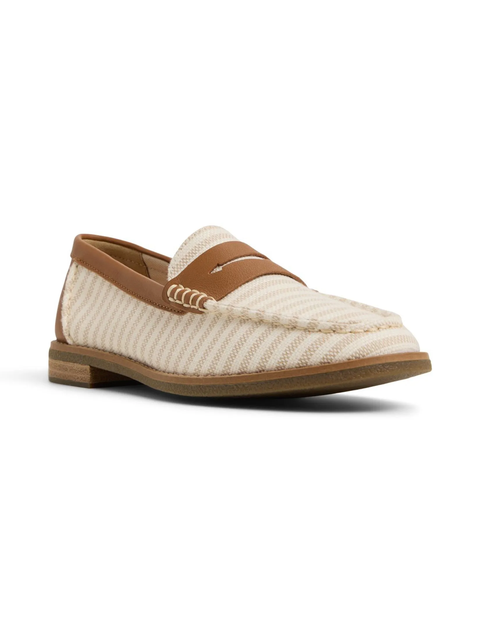 SPERRY WOMEN WHITE/BONE SEAPORT PENNY