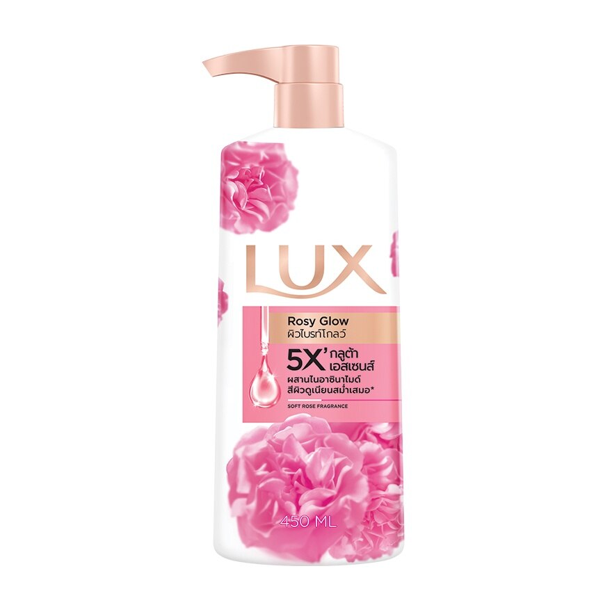 Lux Shower Cream Rosy Glow 450 Ml.