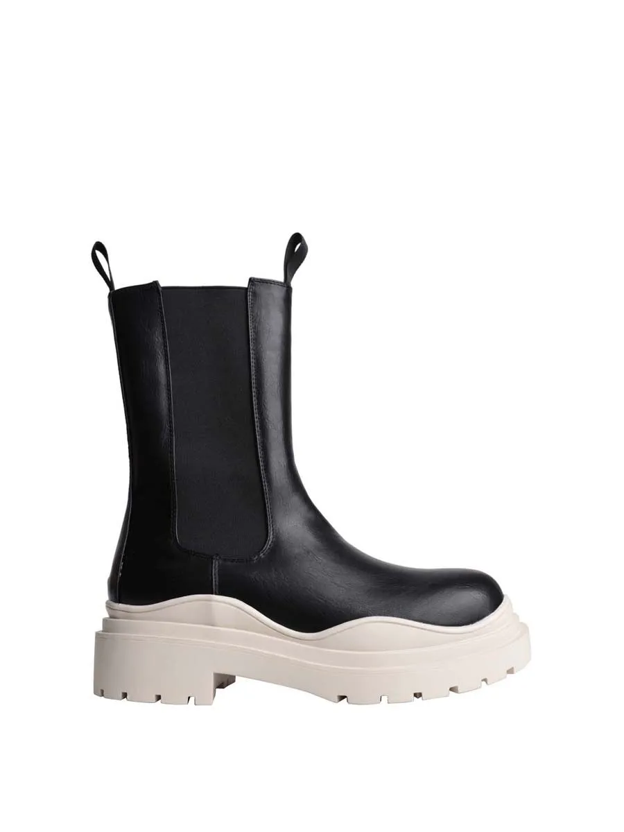 VILLAINS SF CAPELLA Boots BLACK SEA SALT