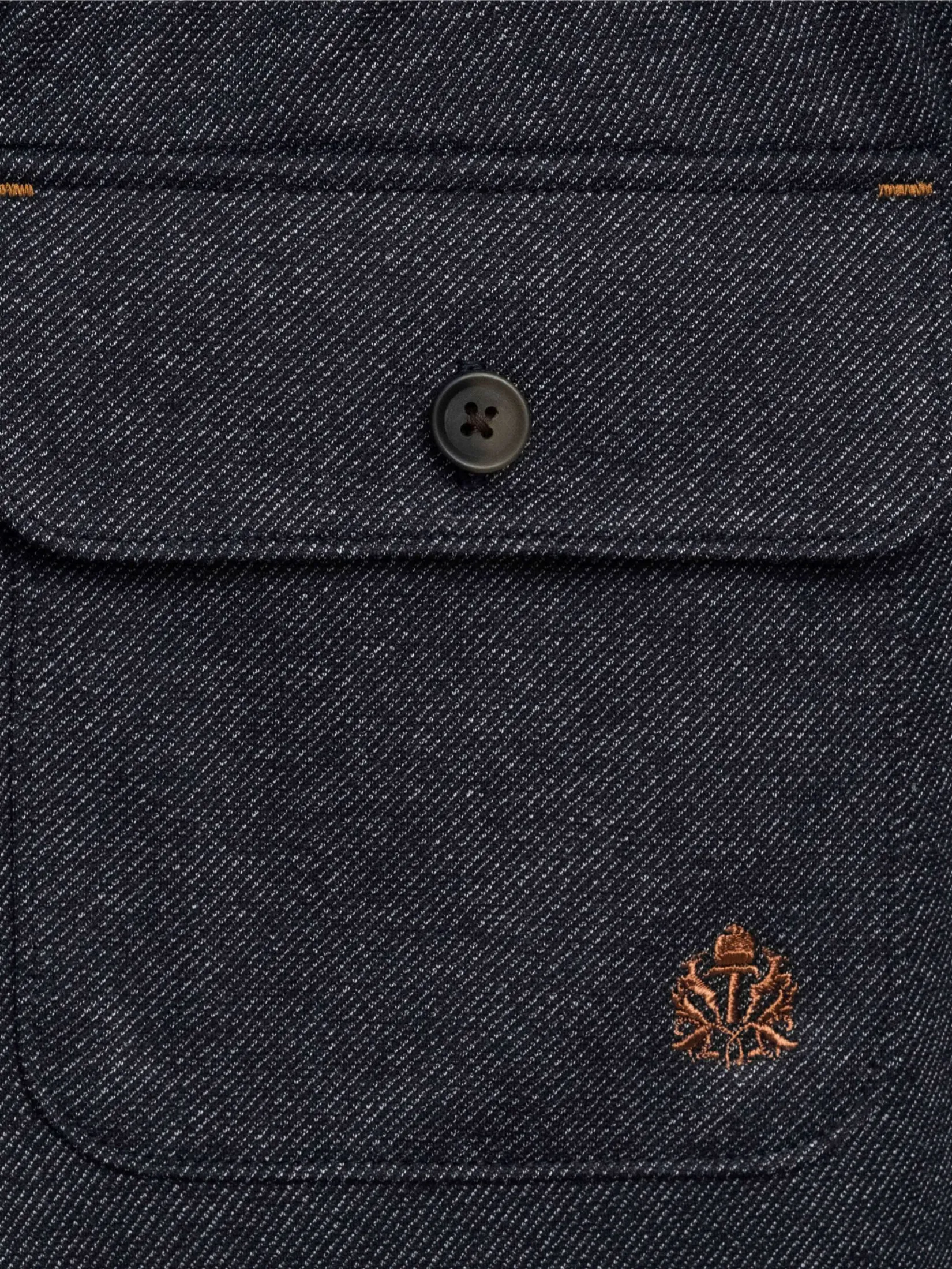 TAKEO KIKUCHI MEN NAVY WOOL LIKE JERSEY AND COMFY PANTS