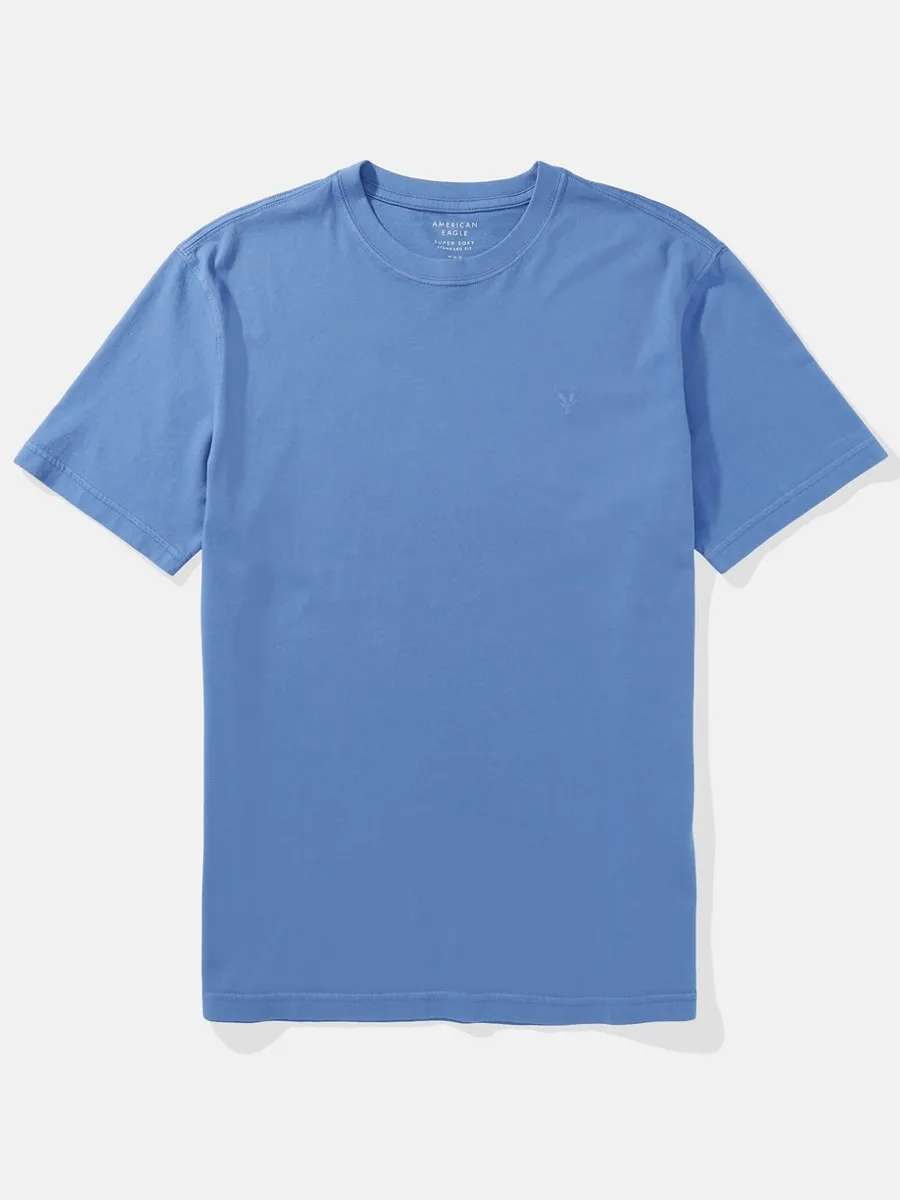 AMERICAN EAGLE MEN K - INTL SS BUTLER TEE RGD 272 RUSTIC BLUE
