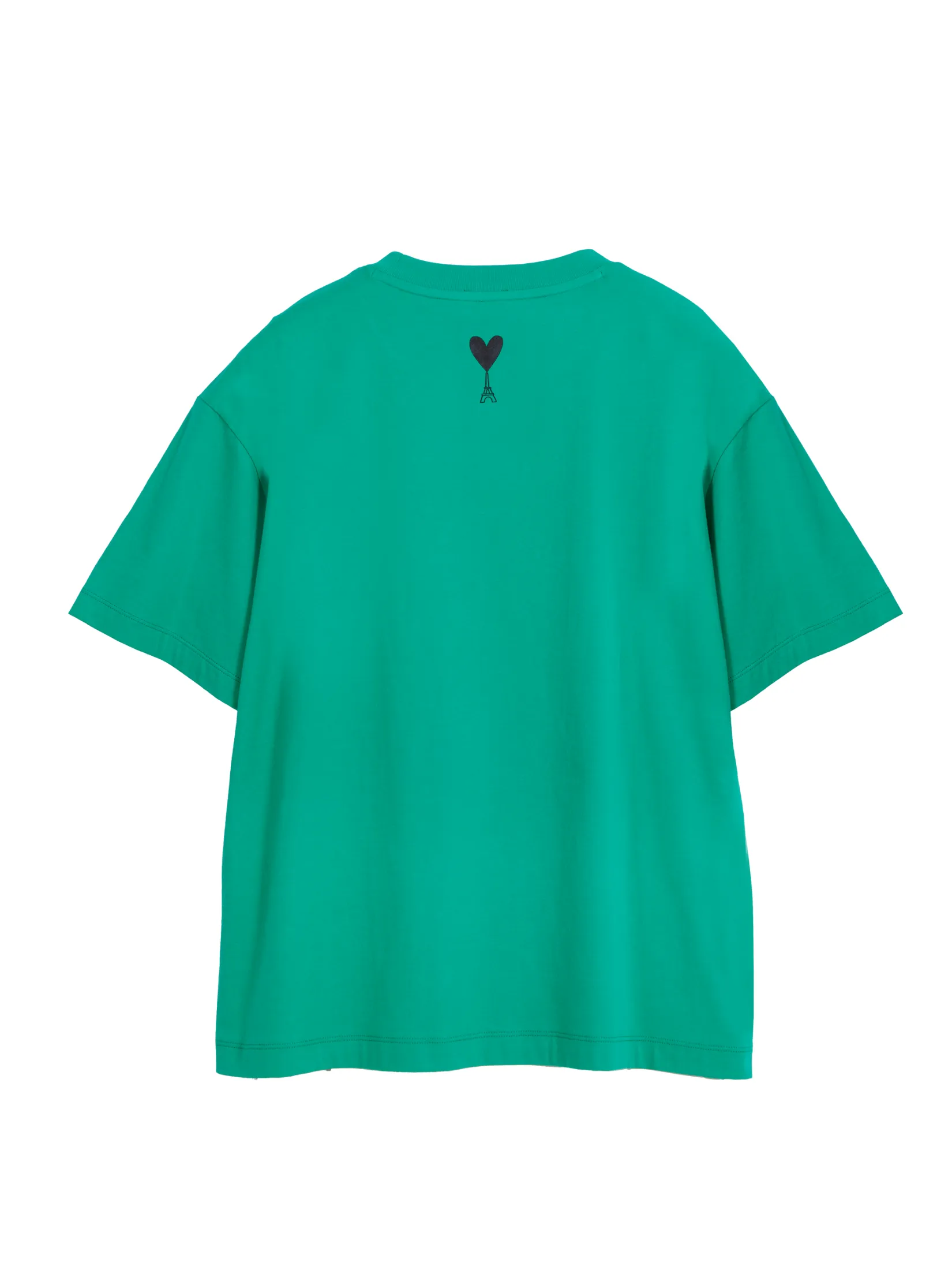 ELLE Women's Short Sleeve Crop T-Shirt in Cotton with Graphic Print W3K723 - Green | ELLE 80 YEARS LIMITED EDITION