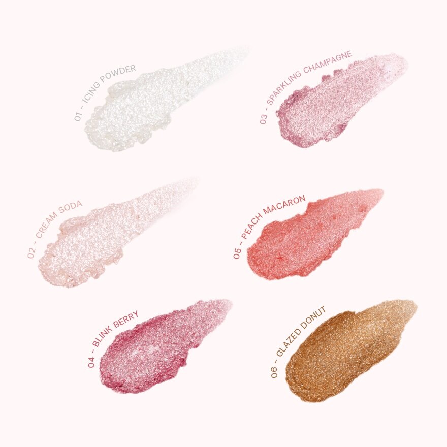 #Meilinda Glassy Glow Shadow Stick 01