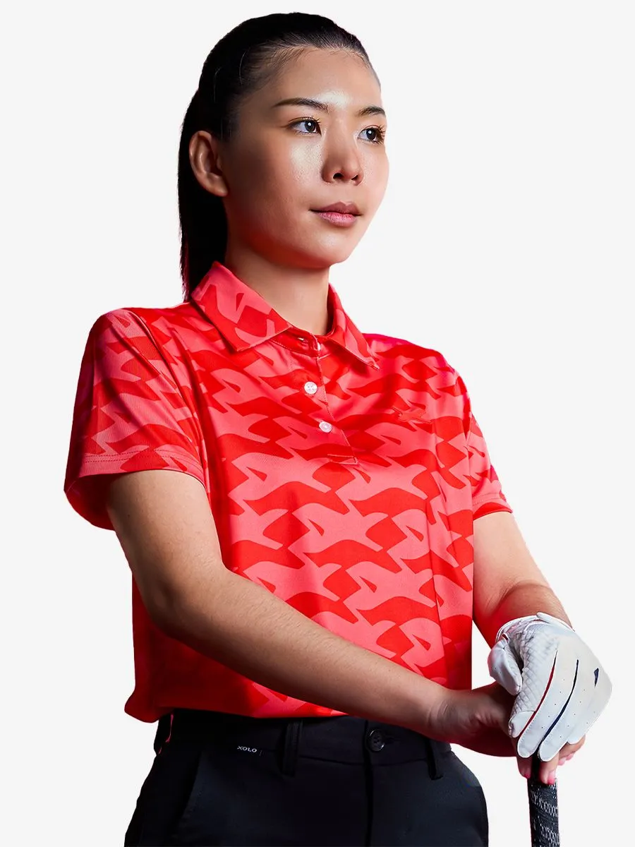 XOLO Red WOMEN MIRAGE POLO (040095)