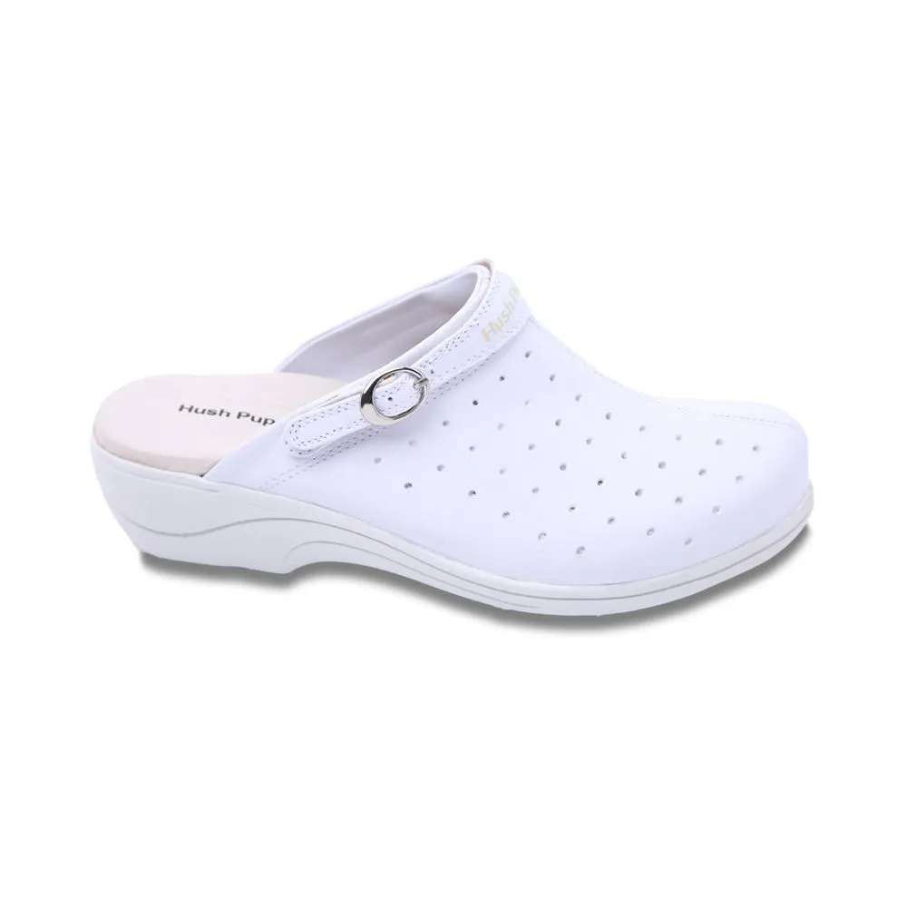 HUSH PUPPIES Women's Shoes  Basic Mule HP RWSBB81X2W - WHITE Slip-ons & Mules