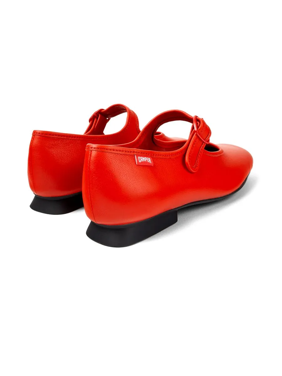 CAMPER Women Ballerina Shoes Casi Myra Red
