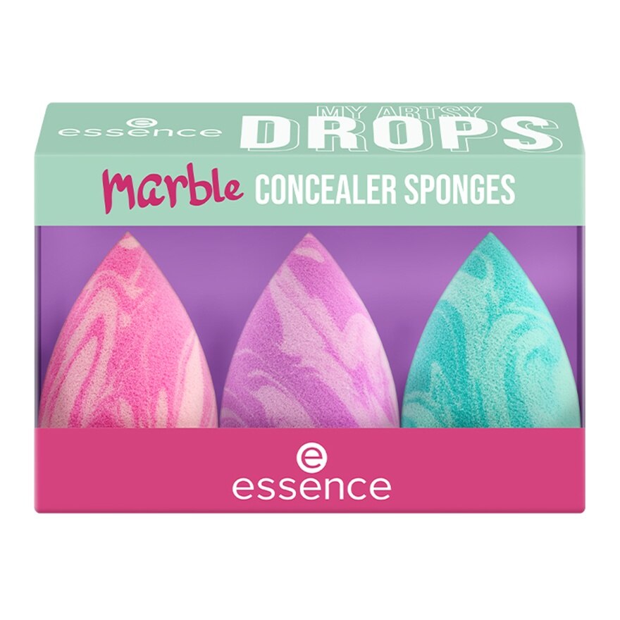 Essence My Artsy Drops Concealer Sponges 3pcs. 01 Ready To Marble