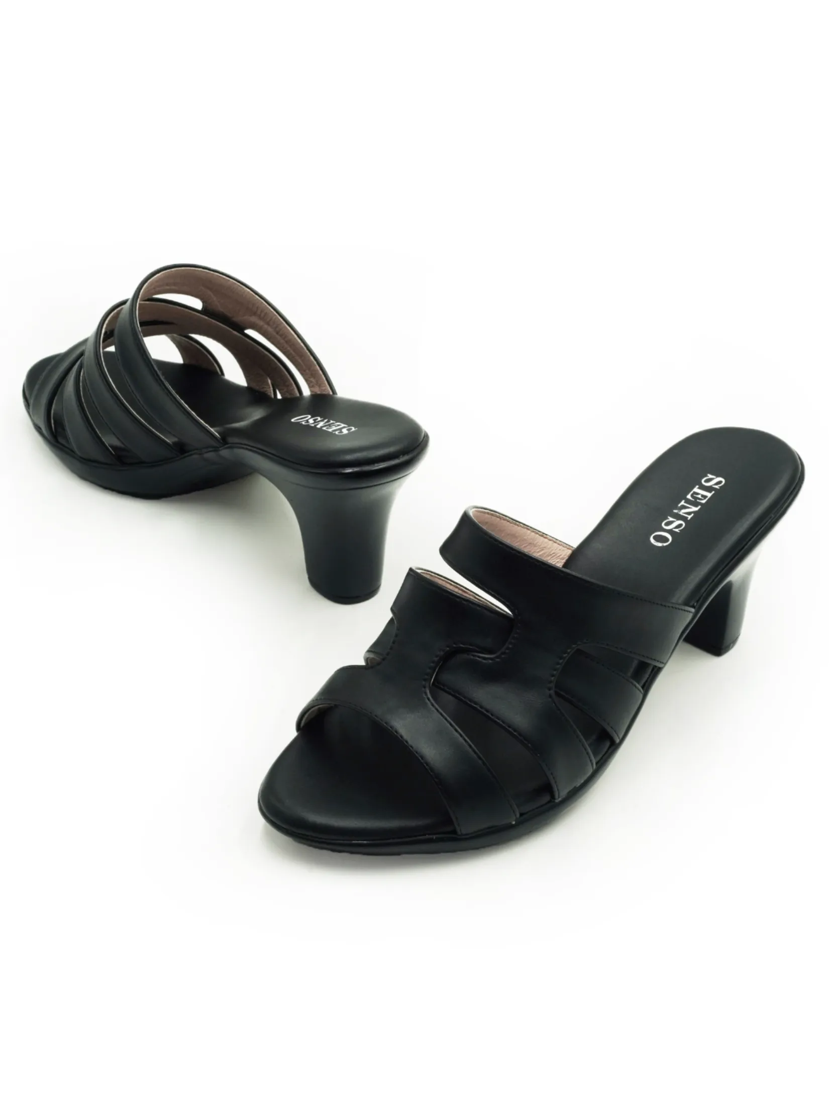 SENSO Women PU HEEL L54132 Black