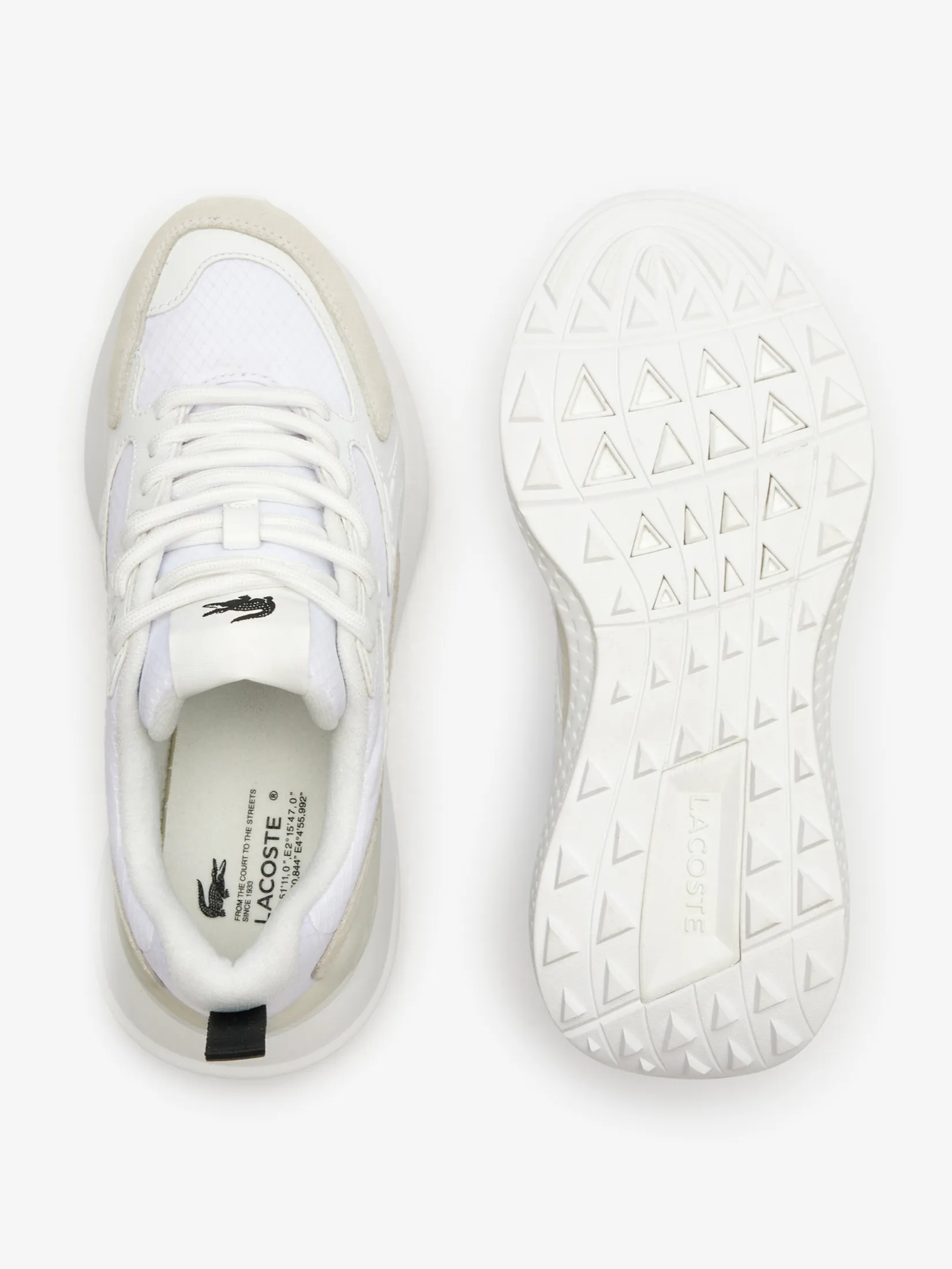 LACOSTE Women’s L003 Evo Trainers White