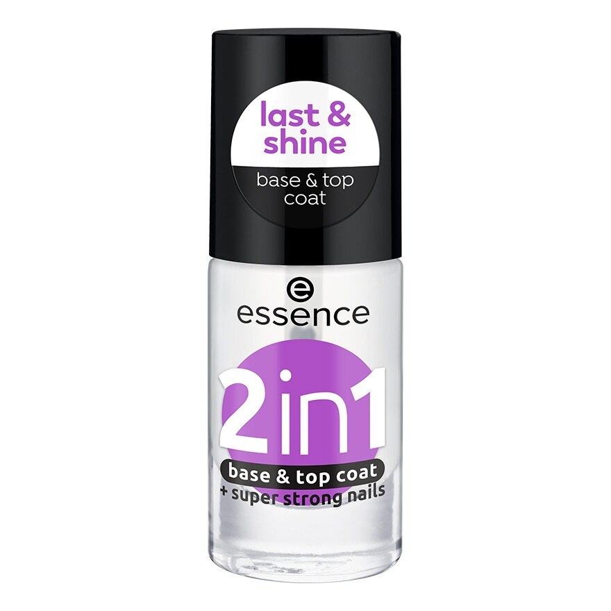 Essence 2 In 1 Base  Top Coat 8ml.
