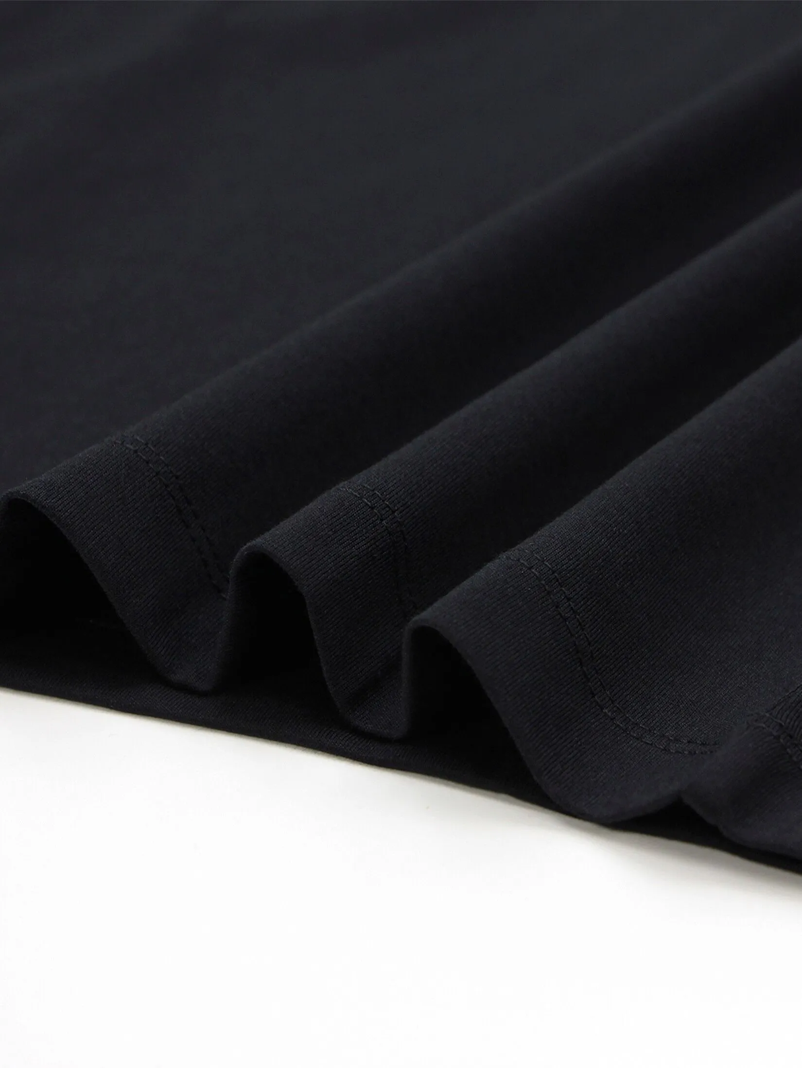 GIORDANO Women's Classic Man Tee Signature black