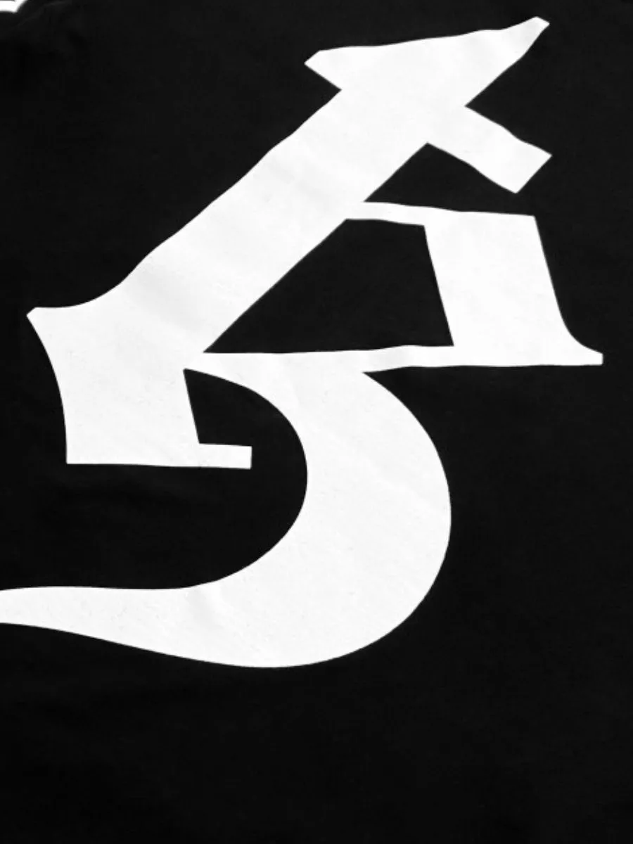 TZ WORLDWIDE MEN T-SHIRT TZ BE TREZ LONG SLEEVE BLACK (GLOW IN THE DARK)