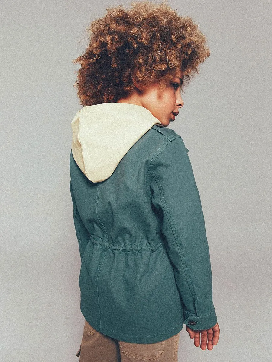 SFERA KIDS Boy Toddler Safari Jacket Green Medium