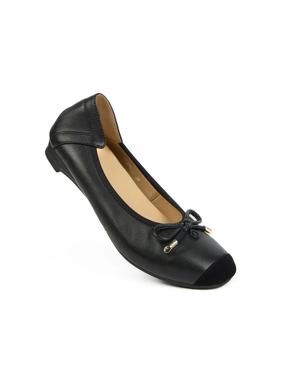 SHU WOWEN  SOFY SOFA 0.5" CAP-TOES & TINY SIGNET - BLACK