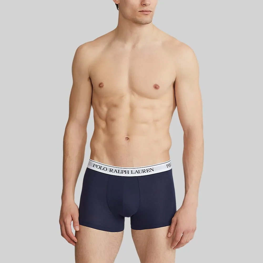 POLO RALPH LAUREN Underwear TRUNKS-Classic Stretch-Cotton Trunk 3-Pack MAPOUND0S720252 410 NAVY-410