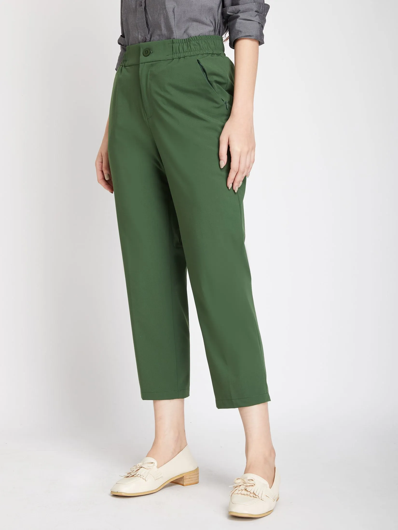 ALUMNUS Women Straight Leg Pants