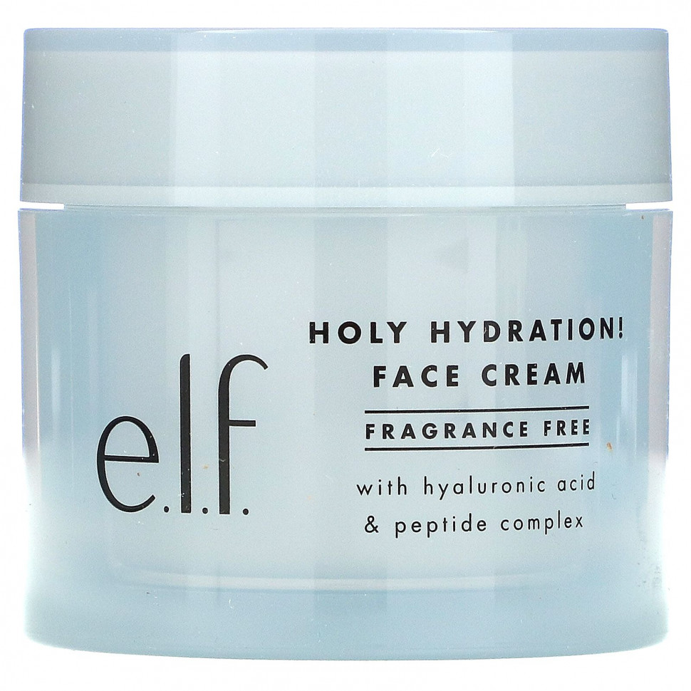 E.L.F., Holy Hydration! Крем для лица, без отдушек, 50 г (1,8 унции)