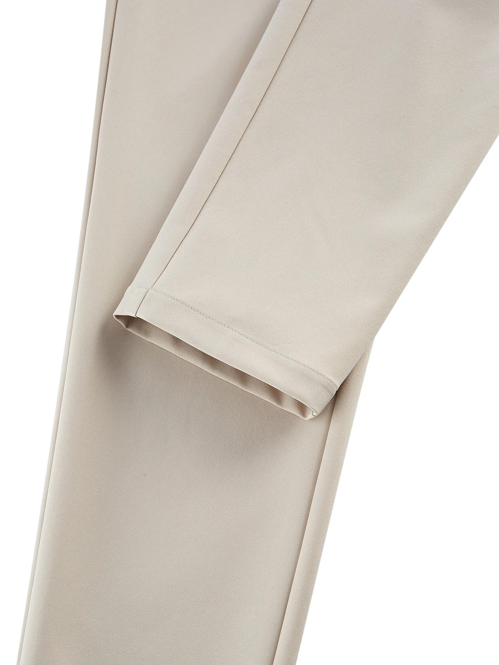 G2000 Women Clothing Multi-Way Stretch Cropped Length Cigarette Casual Pants  Cropped Cigarette Shape - Beige