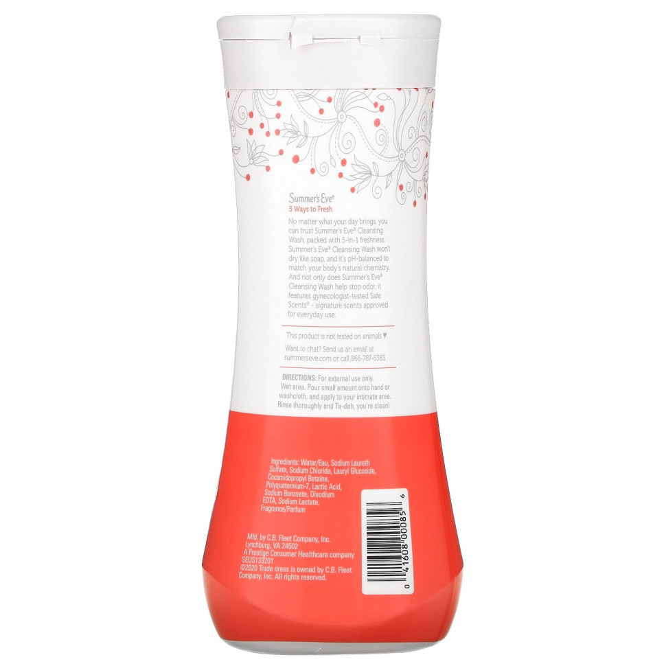 Summer's Eve, Очищающее средство 5 в 1 Golden Glamour, 444 мл (15 жидк. Унций)