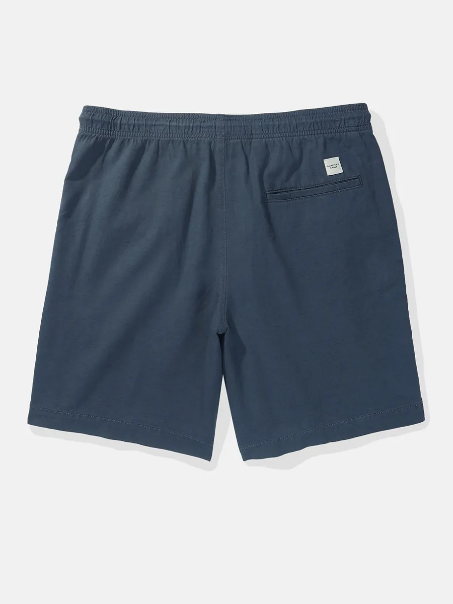 AMERICAN EAGLE MEN 7683 COTTON LINEN BLEND LIVED IN TREKKER SHORT 410 NAVY