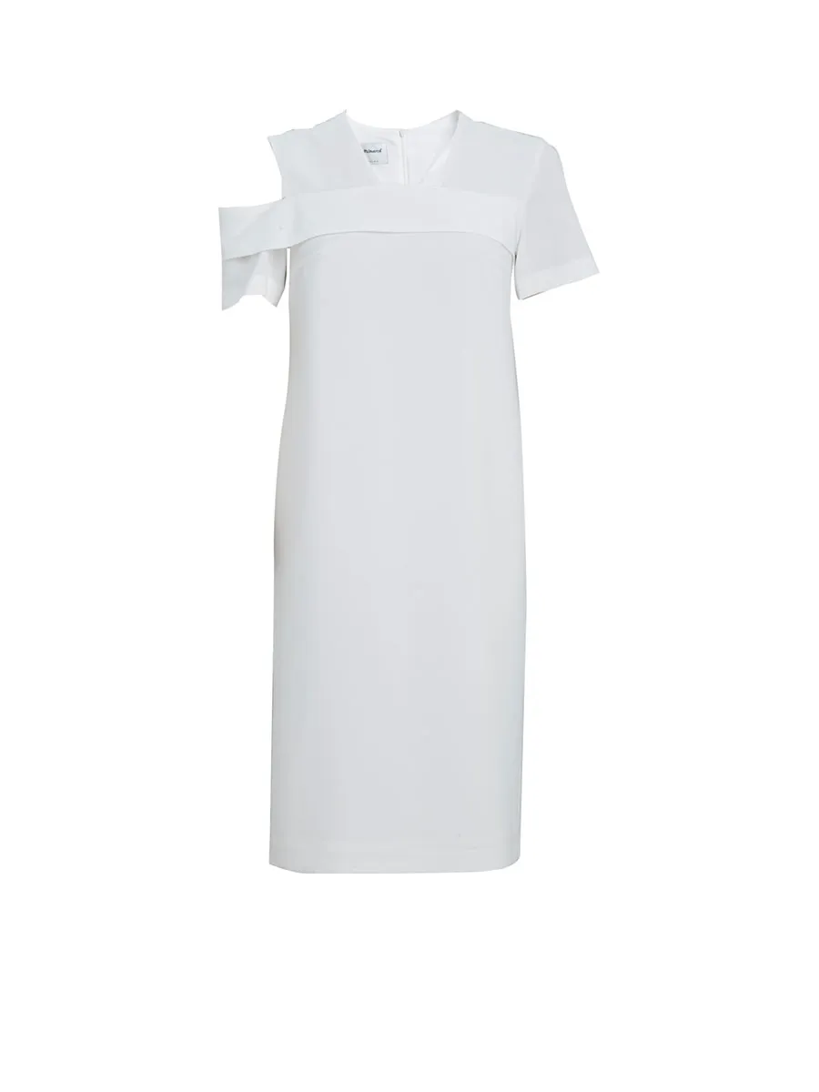 MONARCH Off-shoulder Shift Dress M98P085083 White Size - L