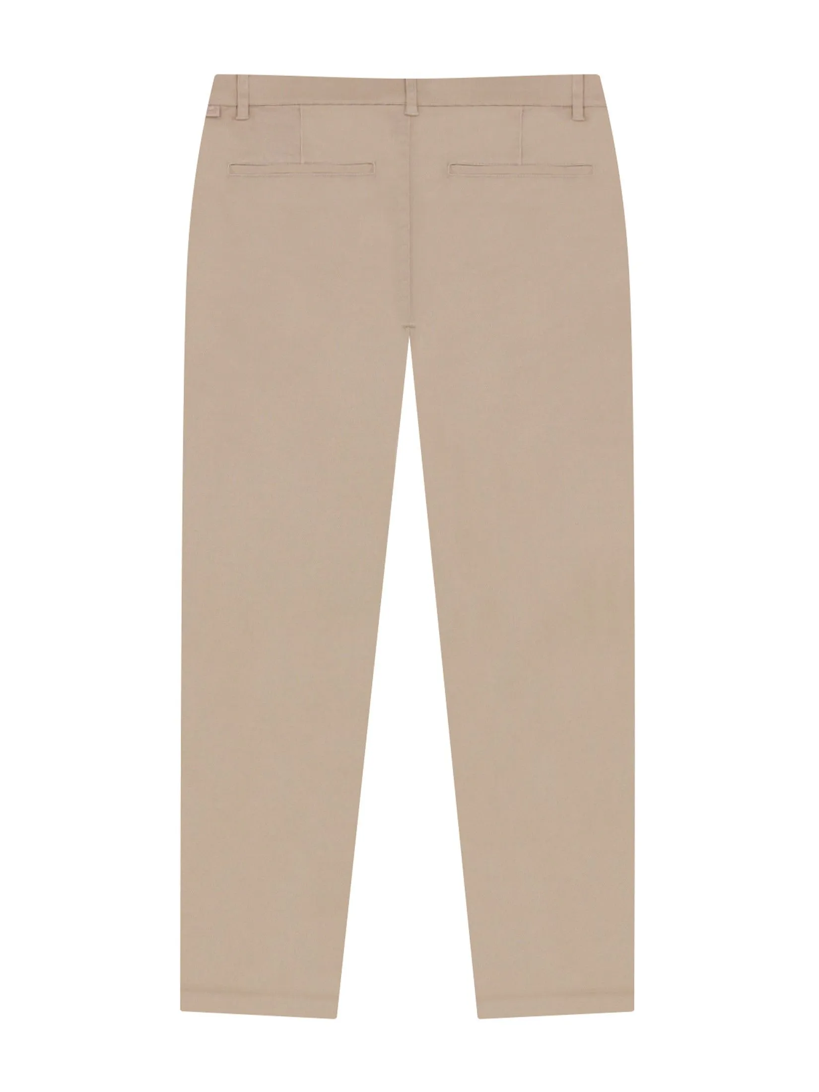 GIORDANO Men's Slim Easy Care Stretch Pants (180° Elastic Waist) Woodsmoke khaki