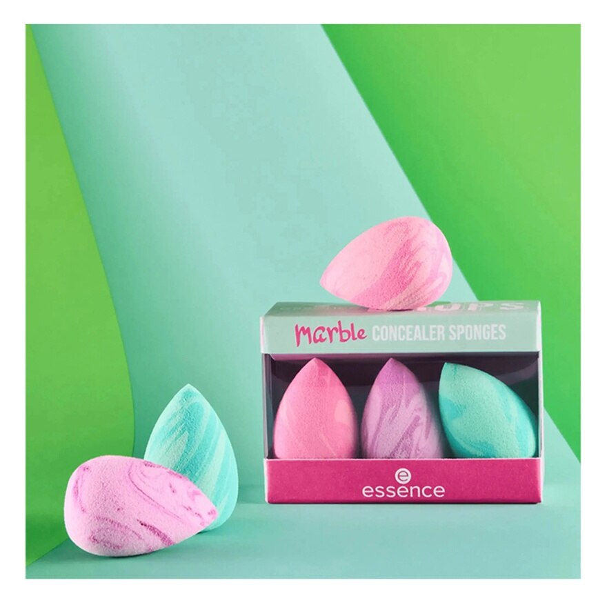 Essence My Artsy Drops Concealer Sponges 3pcs. 01 Ready To Marble