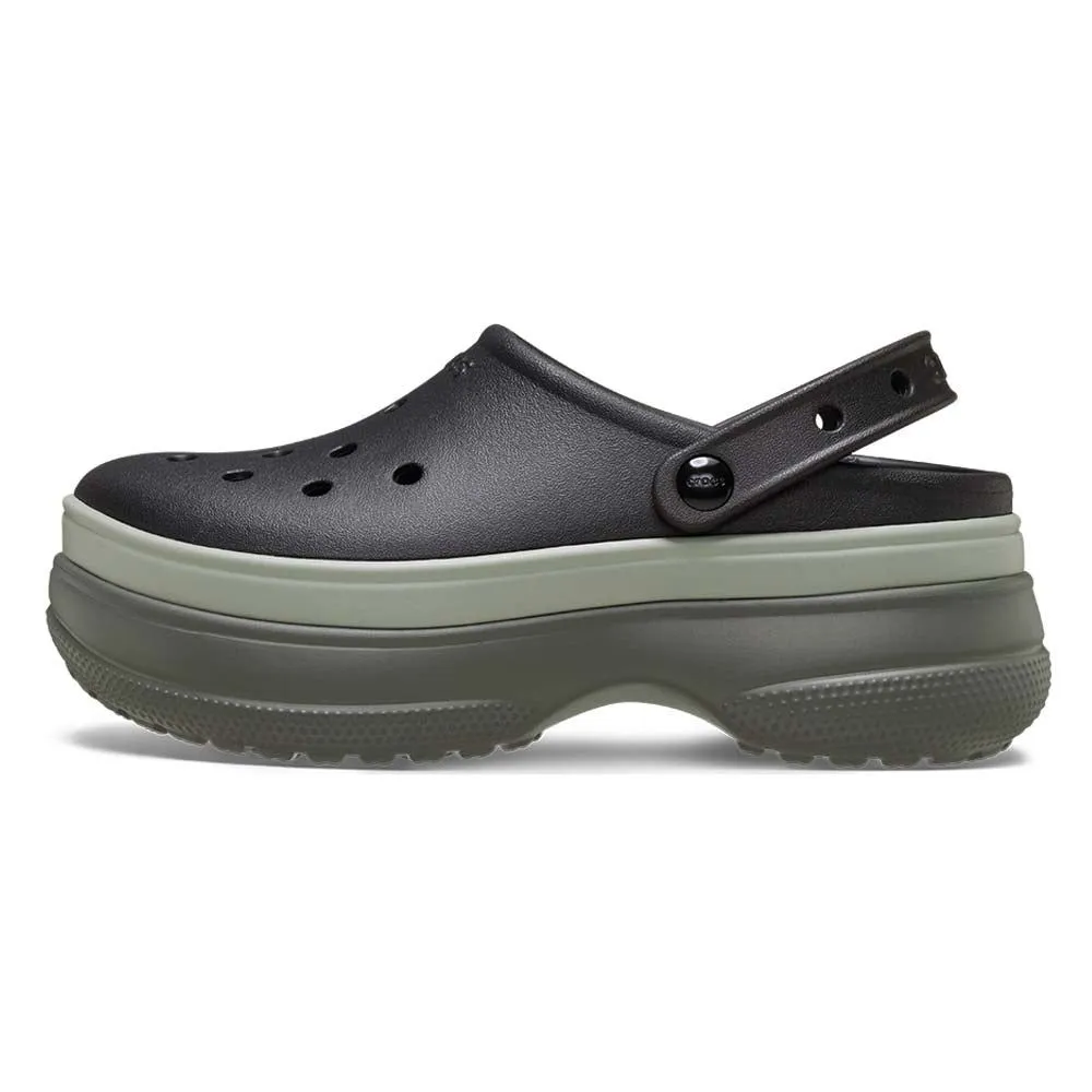 CROCS Unisex Casual Shoes Classic Stacked Clog Black - CR024SH029EMTH