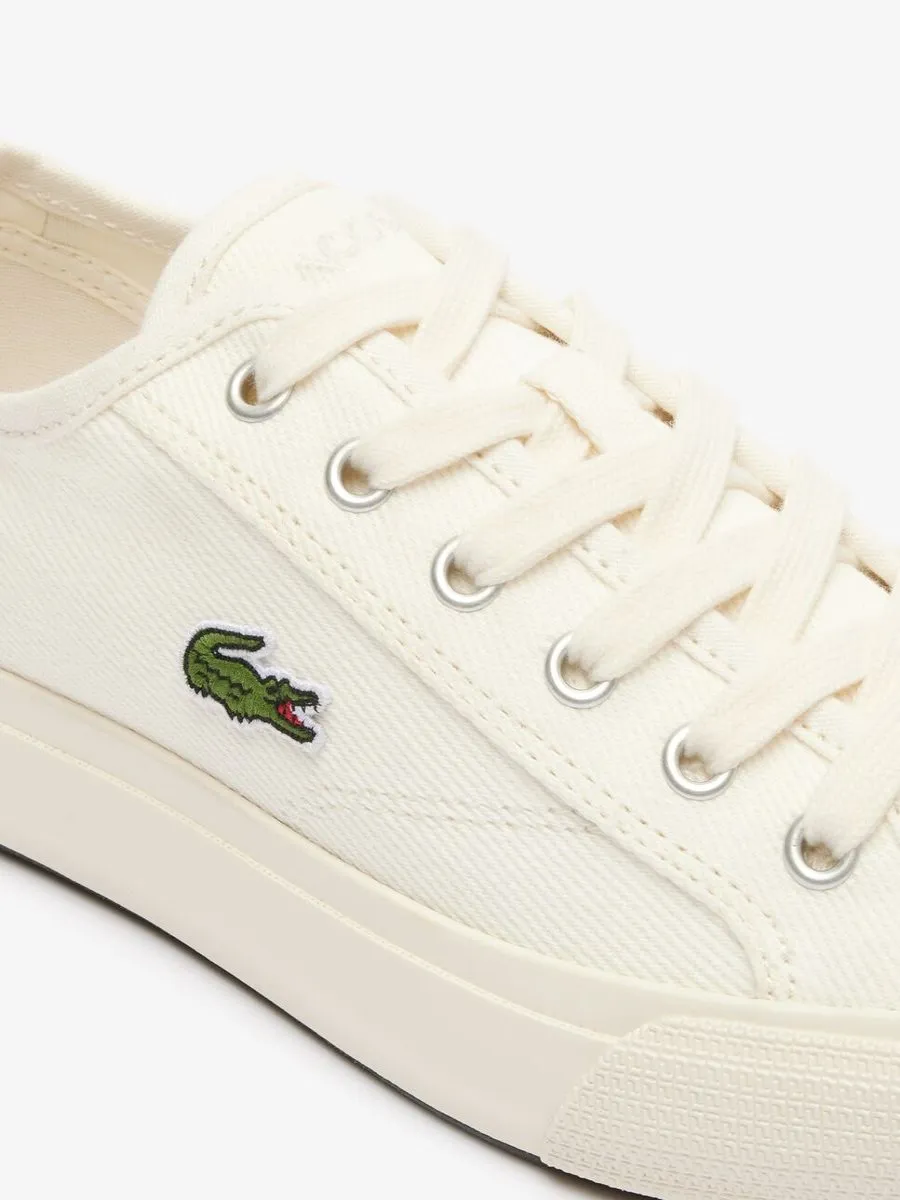 LACOSTE Off White Women’s Backcourt Trainers