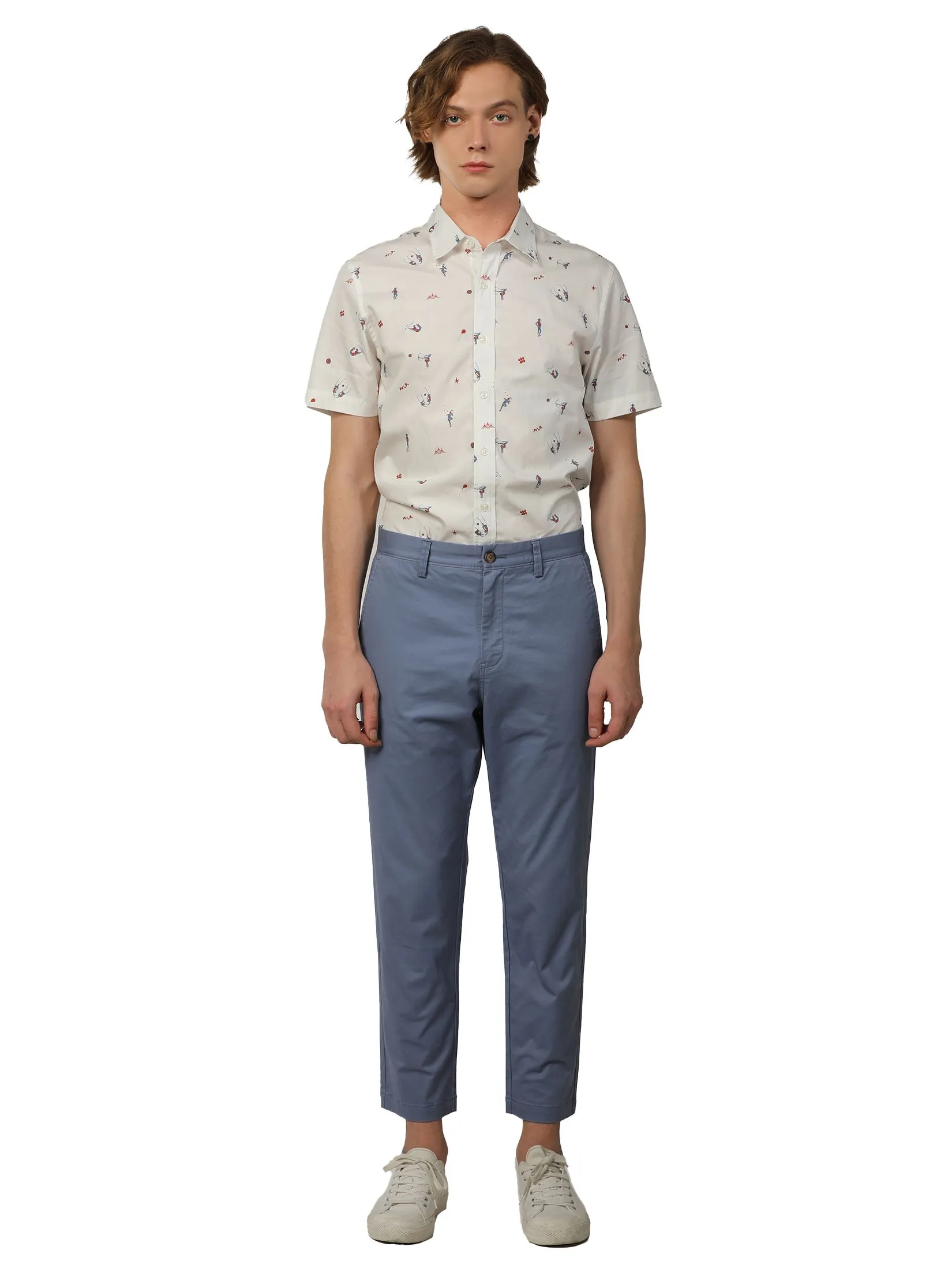 JOHN HENRY Men's Pants (Cropped) MERRIMENT Blue