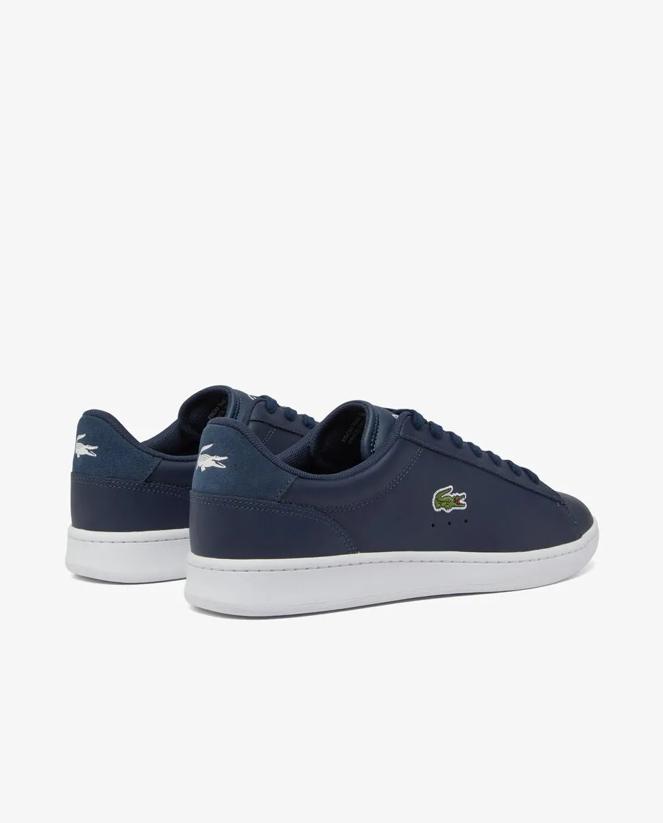 LACOSTE Men’s Carnaby Set Leather Sneakers Blue