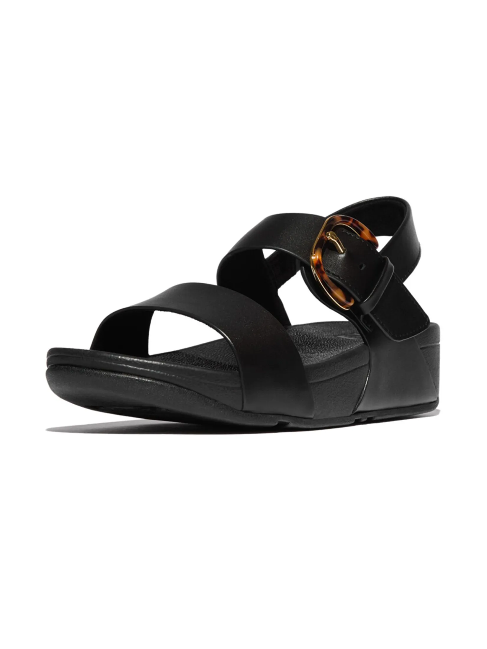 FitFlop™ WOMEN'S LULU RESIN-BUCKLE BACK-STRAP BLACK