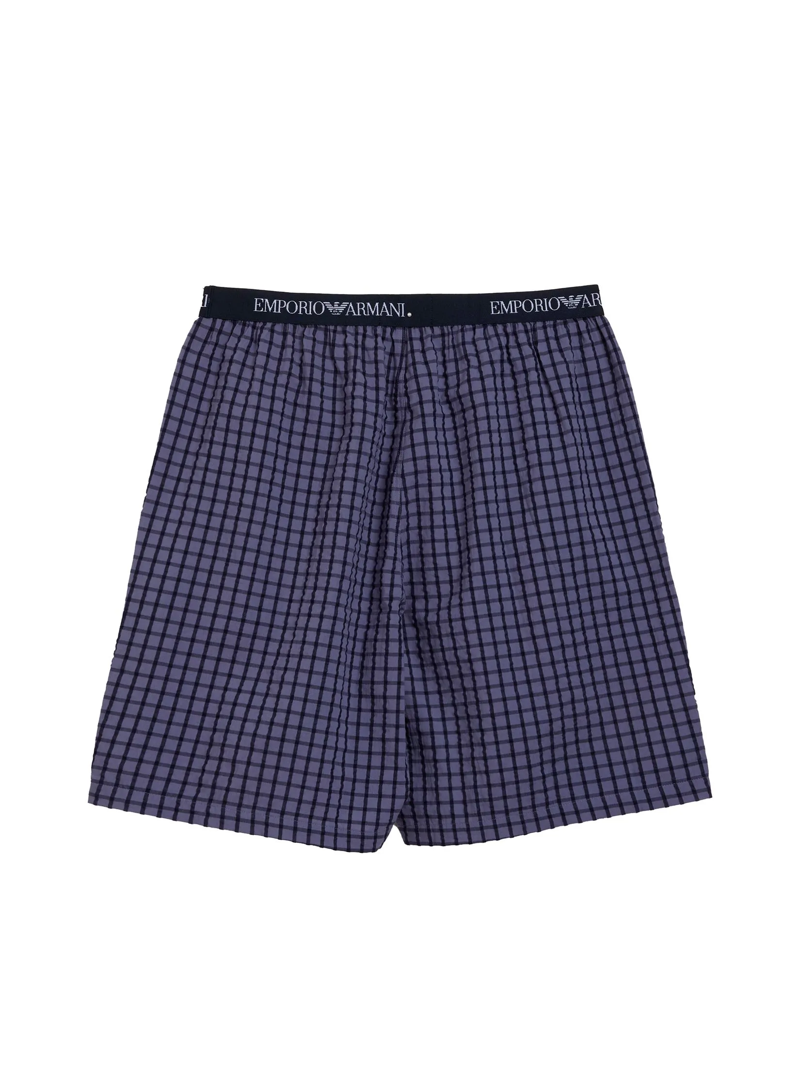 EMPORIO ARMANI Men Boxers FW25 FB067 Blue Check