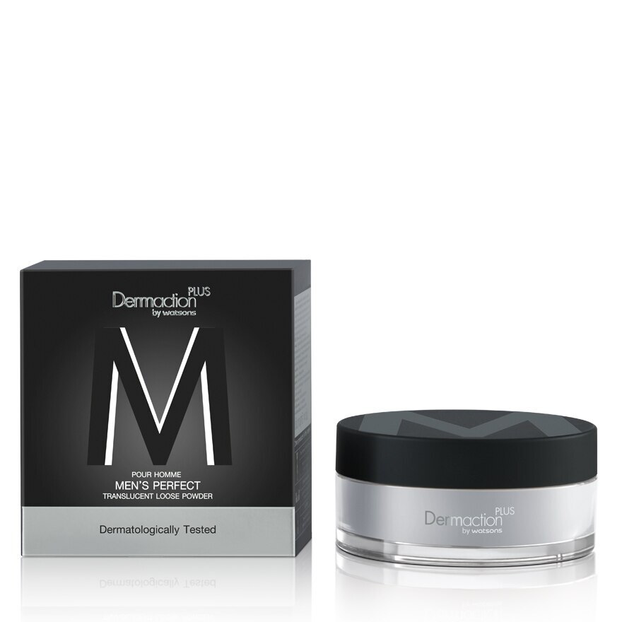 Pour Homme Men Perfect Translucent Loose Powder Transparec