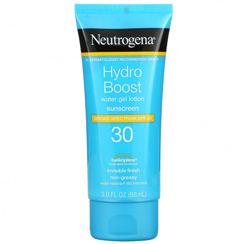 Neutrogena, Hydro Boost, водный гель-лосьон, SPF 30, 88 мл (3 жидк. Унции)