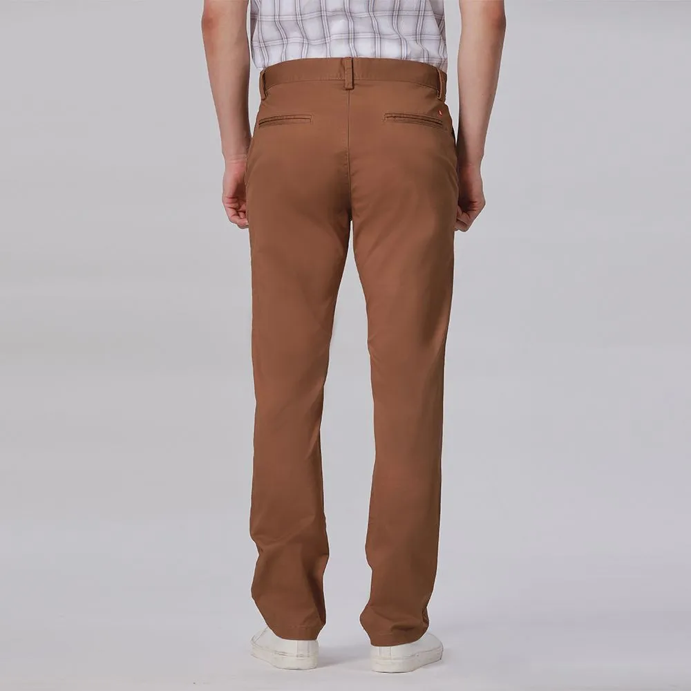 JOHN HENRY Men's Pants (Slim Fit) ESSENTIALS Brown