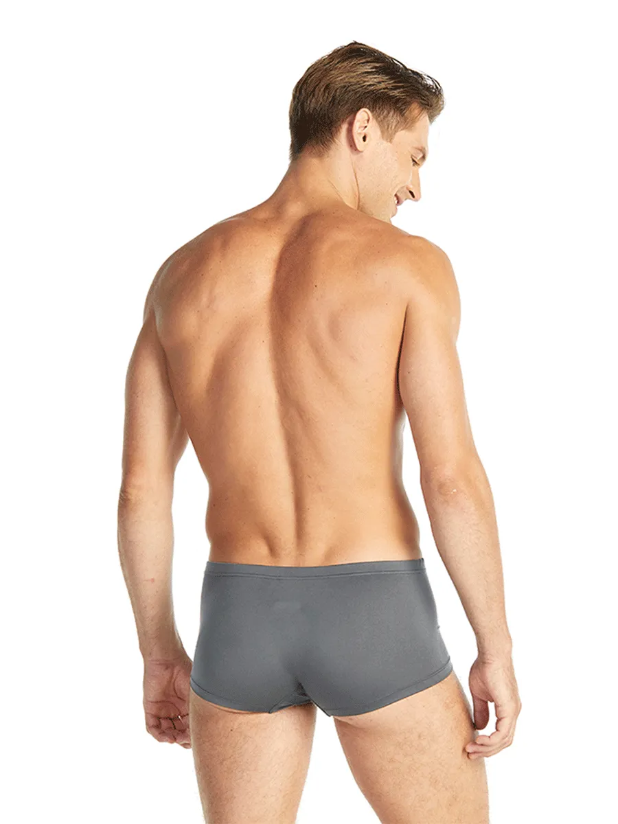 ELLE HOMME MEN TRUNK UNDERWEAR KUT8003 PACK1 KUT8003DG - DARK GREY