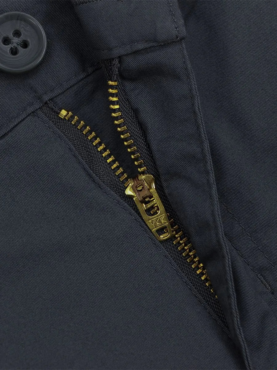 GIORDANO Women's Twill Regular Audrey Pants (180 Elastic Waistband) Deciduoos green grey